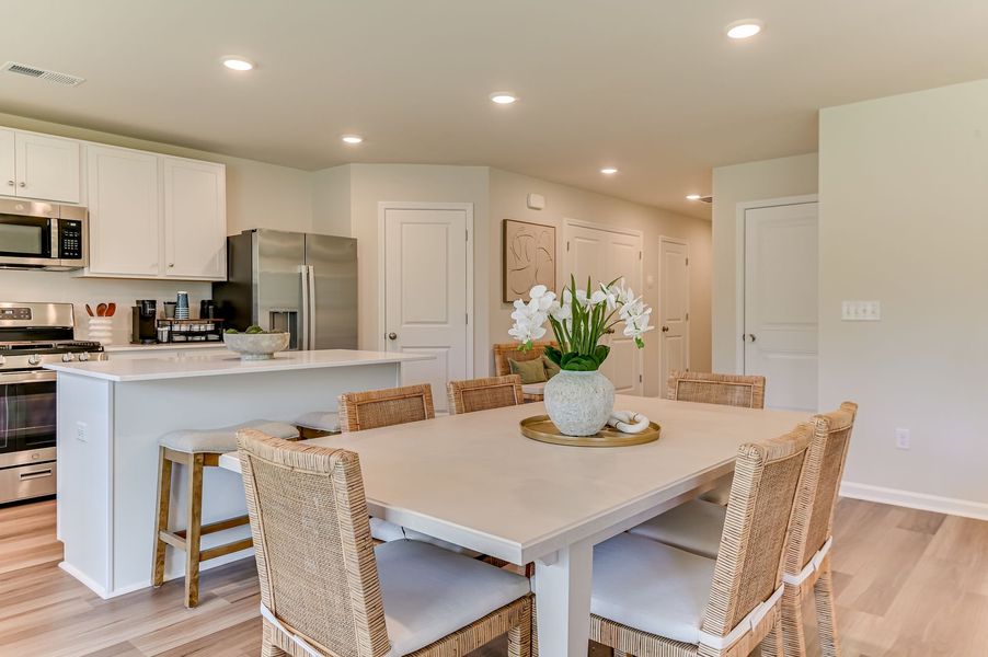Representative furnished interior of a home built from the Frazier by Stanley Martin Homes in Essence at Bent Creek Village, Thomson (Image 16). Representative furnished interior of a home built from the Frazier by Stanley Martin Homes in Essence at Bent Creek Village, Thomson (Image 16).