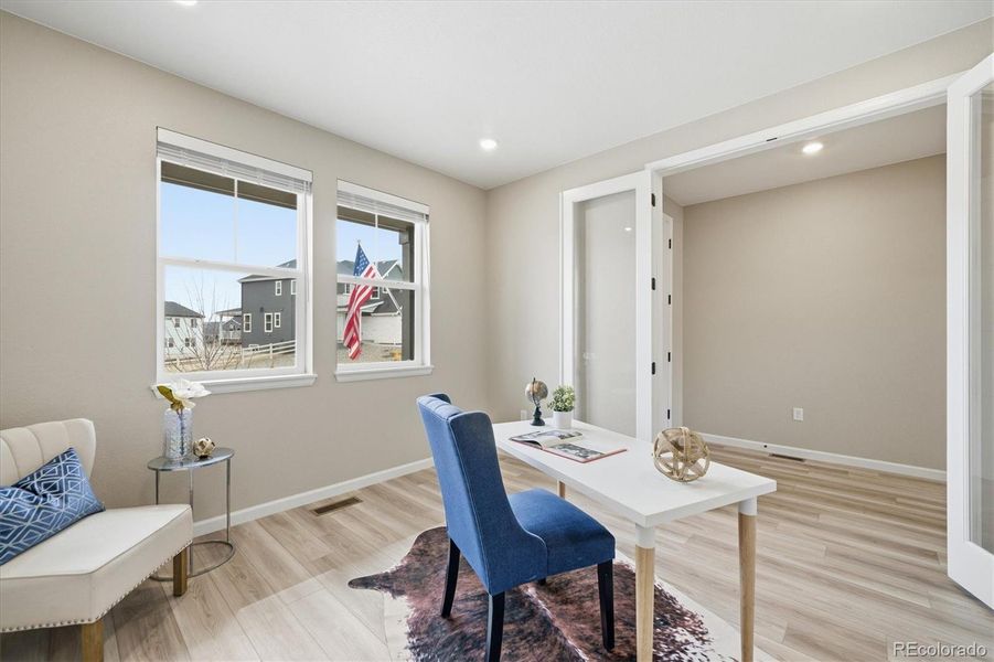 Furnished interior view inside a new home in , Castle Rock (Image 42).