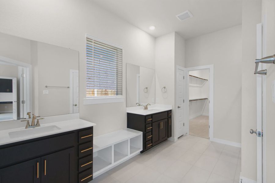 Representative furnished interior of a home built from the Warner by Chesmar Homes in The Grove at Blackhawk, Pflugerville (Image 5).
