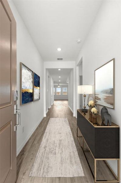 Furnished interior view inside a new home in , McKinney (Image 12).