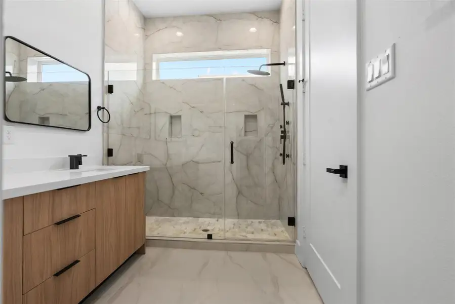 Furnished interior view inside a new home in , Houston (Image 9).