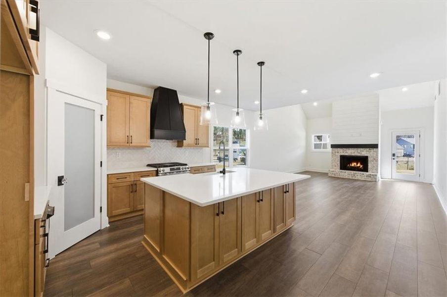 Furnished interior view inside a new home in , Emerson (Image 8). Furnished interior view inside a new home in , Emerson (Image 8).