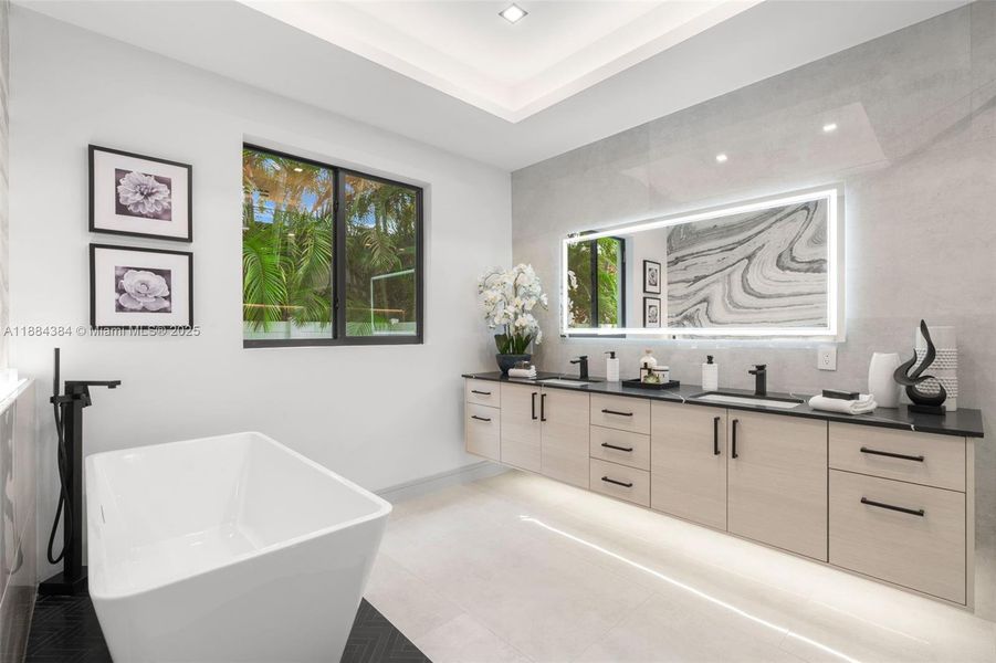 Furnished interior view inside a new home in , Delray Beach (Image 6).