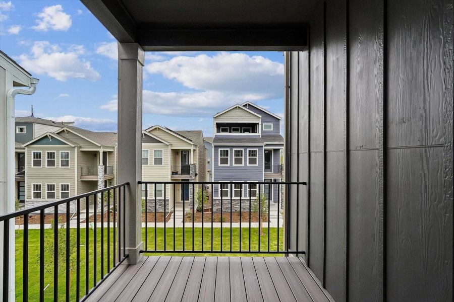Exterior details and patio area of a home in Pony Park, Colorado Springs (Image 3).