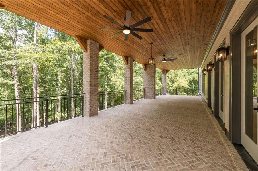 Exterior details and patio area of a home in , Alpharetta (Image 31). Exterior details and patio area of a home in , Alpharetta (Image 31).