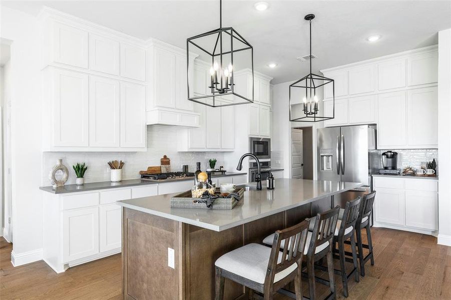 Furnished interior view inside a new home in Kentsdale Farms, DeSoto (Image 6). Furnished interior view inside a new home in Kentsdale Farms, DeSoto (Image 6).