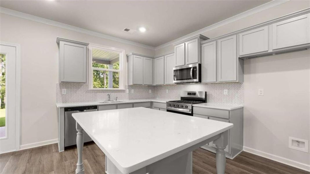 Furnished interior view inside a new home in Independence, Loganville (Image 12). Furnished interior view inside a new home in Independence, Loganville (Image 12).