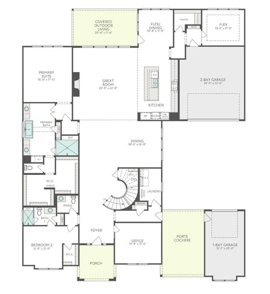 Image 34 representing the Camden by Tri Pointe Homes in The Estates at James Lane, Fulshear, TX. Image 34 representing the Camden by Tri Pointe Homes in The Estates at James Lane, Fulshear, TX.