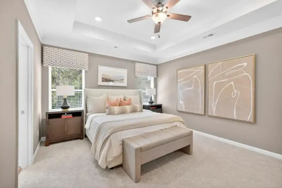 Furnished interior view inside a new home in Oakmont, Dallas (Image 20).