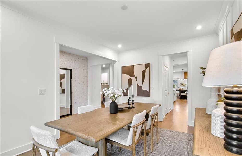 Furnished interior view inside a new home in Ashworth Estates, Powder Springs (Image 10).