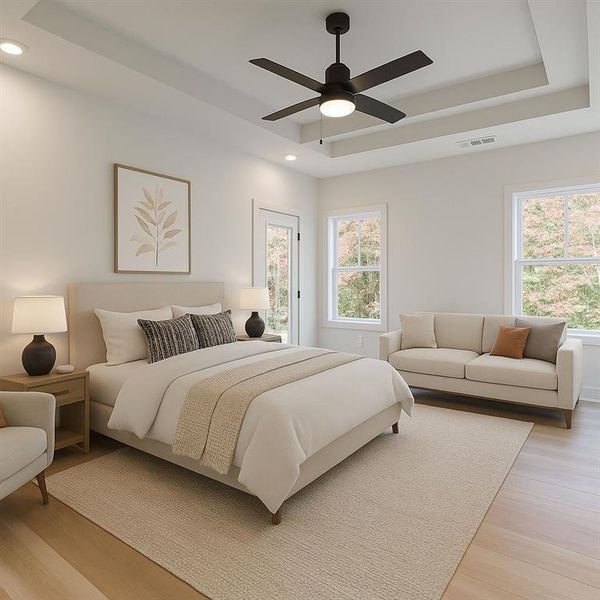 Furnished interior view inside a new home in , Murrayville (Image 8).