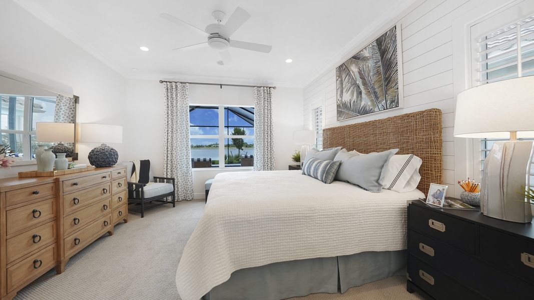 Representative furnished interior of a home built from the Heritage by Neal Communities in SkySail, Naples (Image 16).