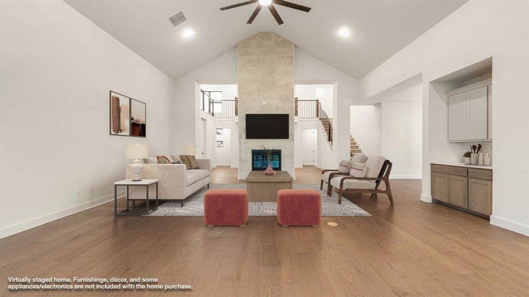 Furnished interior view inside a new home in Terraces, Rockwall (Image 6). Furnished interior view inside a new home in Terraces, Rockwall (Image 6).