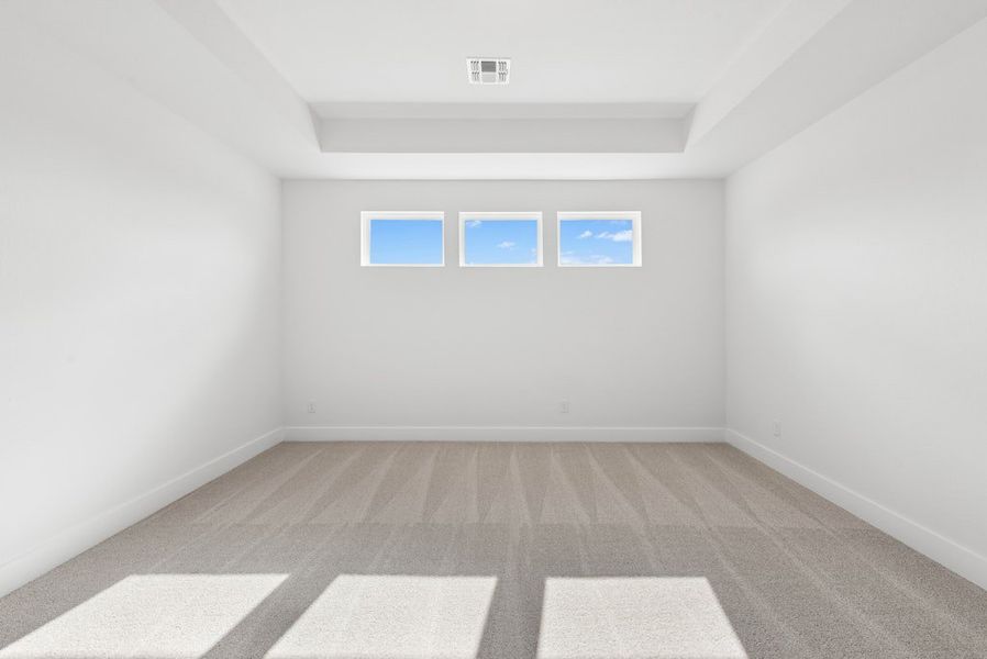 Spacious, unfurnished interior of a new home in Blackhawk, Pflugerville (Image 36).