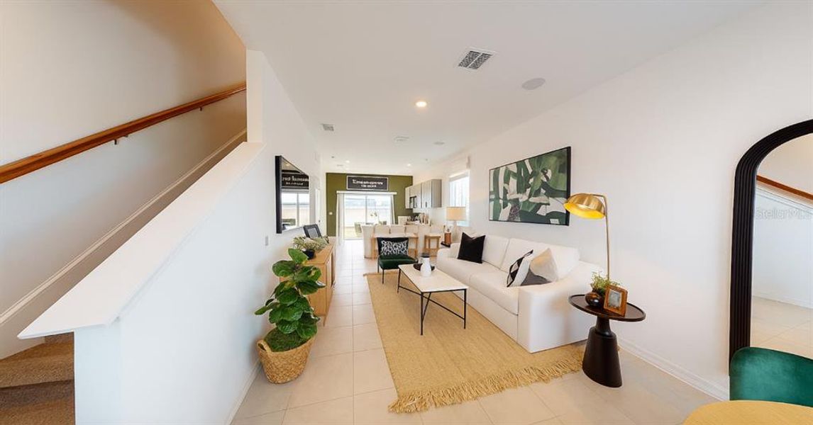 Furnished interior view inside a new home in The Townhomes at Westview, Kissimmee (Image 7).