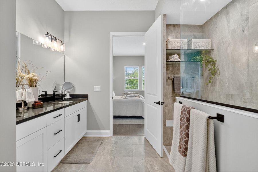 Furnished interior view inside a new home in RiverTown - WaterSong, St. Johns (Image 7).