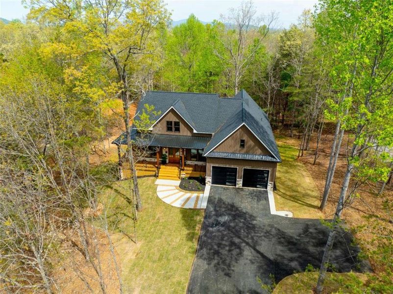 Front exterior of a new home in , Cleveland, GA, highlighting curb appeal (Image 21).