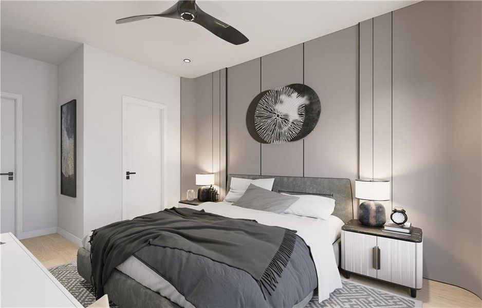 Furnished interior view inside a new home in , Sugar Hill (Image 25).