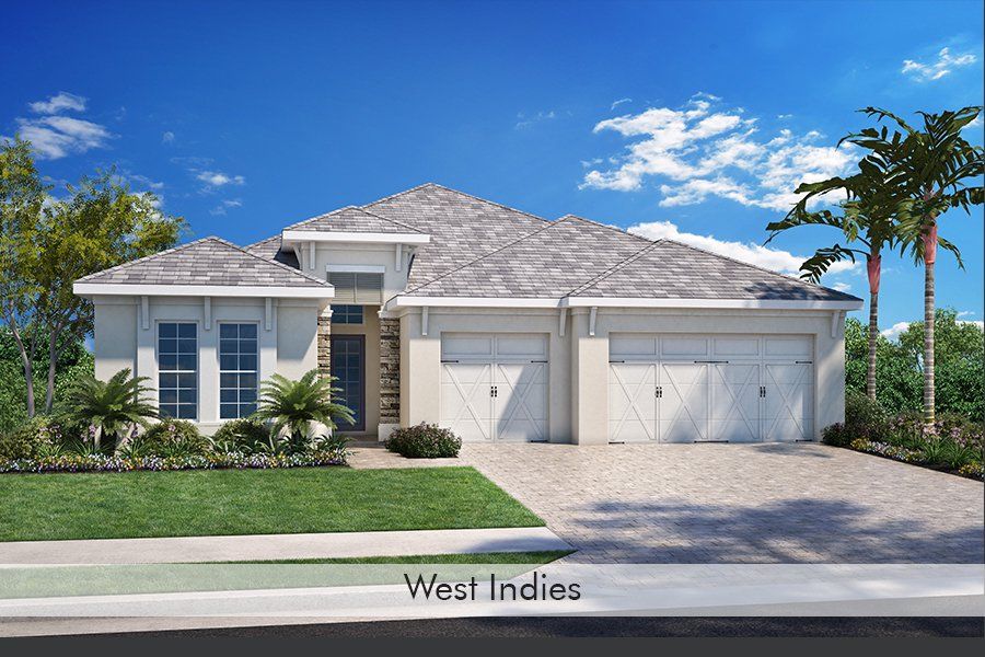 Representative exterior photo of a completed home built from the Fairlead by Homes by Towne in Shellstone at Waterside, Sarasota, FL (Image 10). Representative exterior photo of a completed home built from the Fairlead by Homes by Towne in Shellstone at Waterside, Sarasota, FL (Image 10).