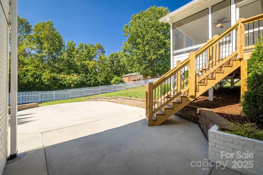 Exterior details and patio area of a home in , Valdese (Image 15).