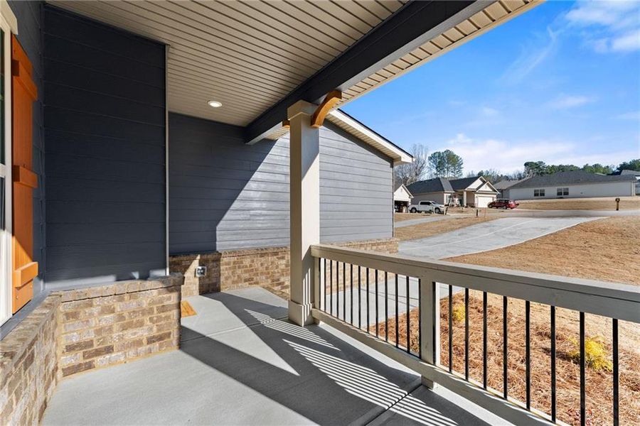 Exterior details and patio area of a home in Magnolia Villas, Cornelia (Image 4).
