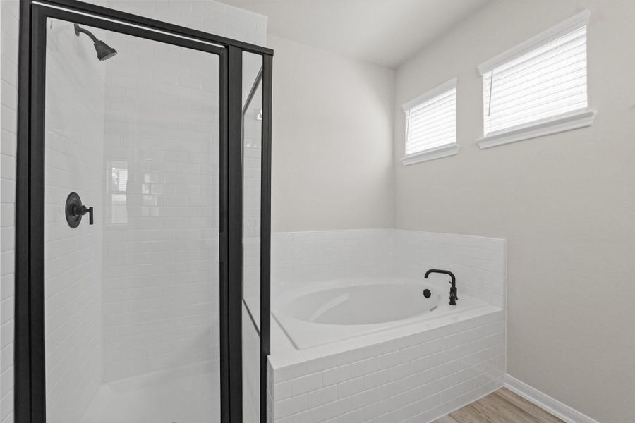 Serene primary bath (*Photo not of actual home and used for illustration purposes only.) Serene primary bath (*Photo not of actual home and used for illustration purposes only.)