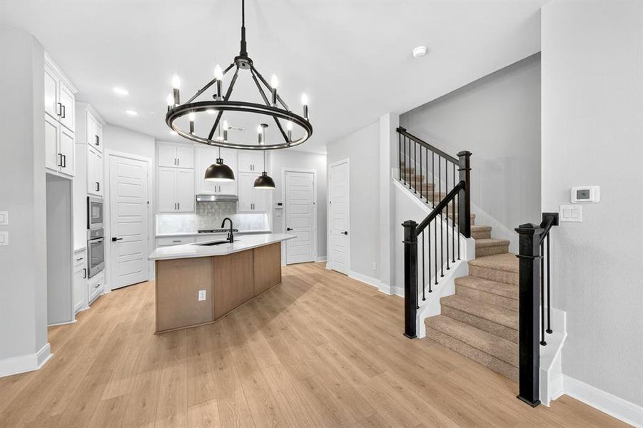 Furnished interior view inside a new home in Hillside at Las Colinas, Irving (Image 15).