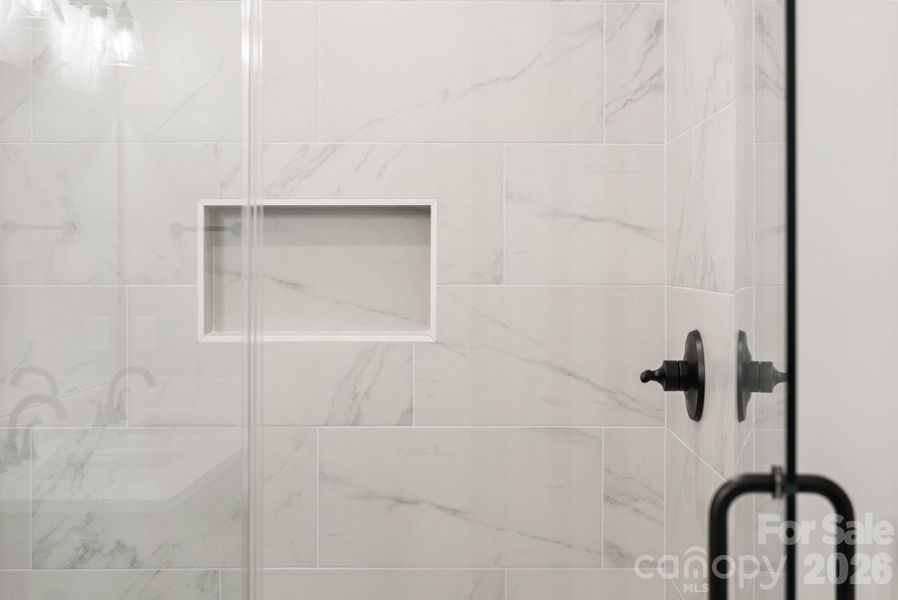 Close-up of interior finishes inside a home in , Asheville (Image 12).