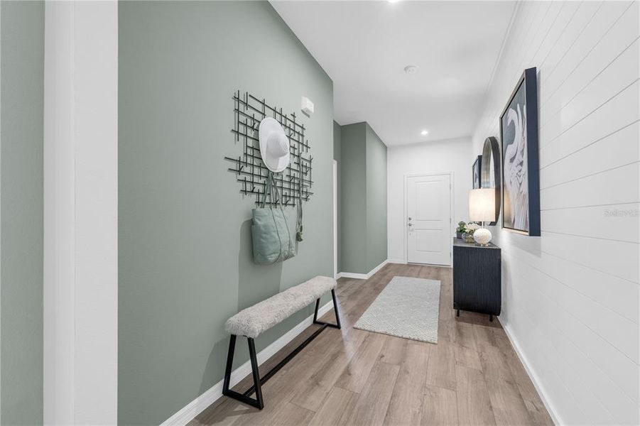 Furnished interior view inside a new home in Green Leaf, West Melbourne (Image 34).