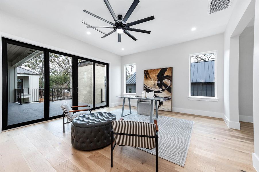 Furnished interior view inside a new home in , Houston (Image 12).