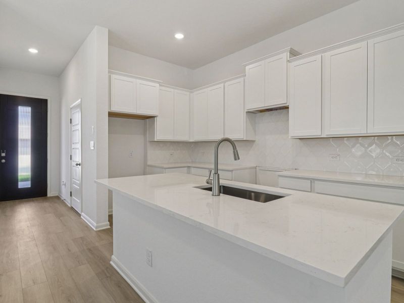 Furnished interior view inside a new home in Royal Crest, San Antonio (Image 7).
