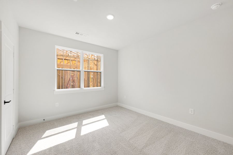 Spacious, unfurnished interior of a new home in Willow Grove Townhomes, Melissa (Image 41).