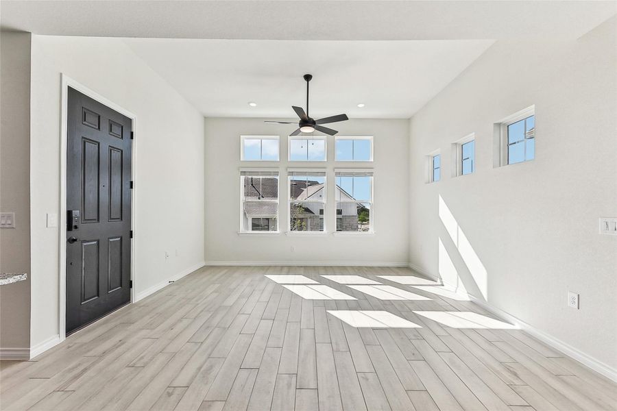 Spacious, unfurnished interior of a new home in Villas at Kissing Tree, San Marcos (Image 8). Spacious, unfurnished interior of a new home in Villas at Kissing Tree, San Marcos (Image 8).