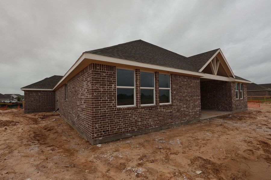 Backyard with covered patio - still under construction! Backyard with covered patio - still under construction!