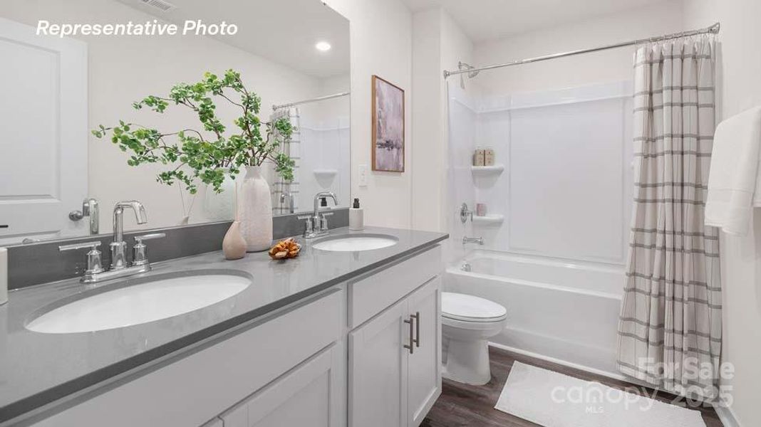 Furnished interior view inside a new home in Cramer Estates, Gastonia (Image 20).