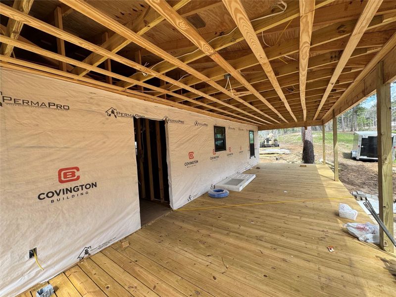 In-progress construction of a new home in , Broaddus, TX (Image 7).