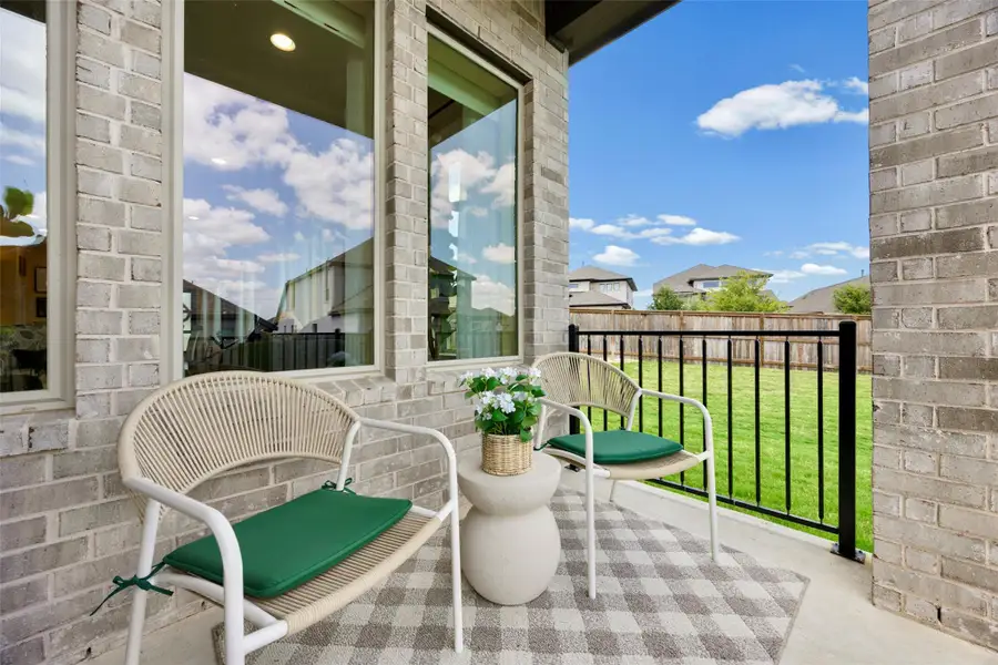 Exterior details and patio area of a home in , Kyle (Image 25). Exterior details and patio area of a home in , Kyle (Image 25).