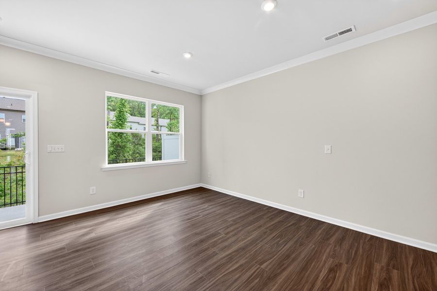 Spacious, unfurnished interior of a new home in Fifteen 15 Cannon, Charlotte (Image 24). Spacious, unfurnished interior of a new home in Fifteen 15 Cannon, Charlotte (Image 24).