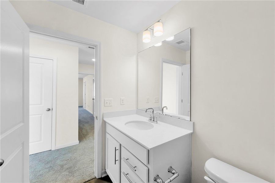 Furnished interior view inside a new home in Brownstone Park, Easley (Image 7).