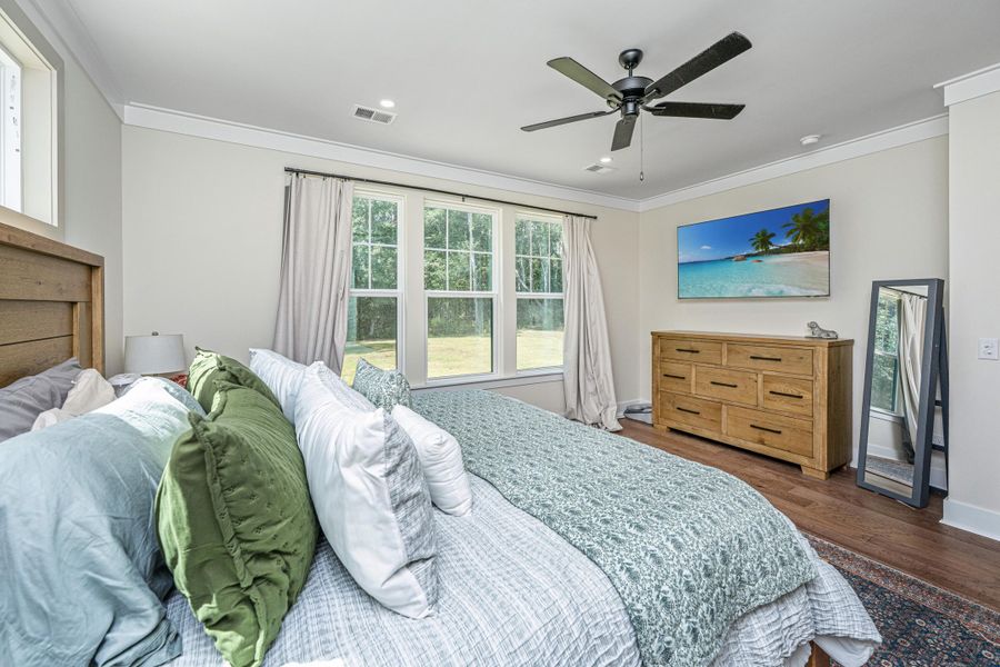 Furnished interior view inside a new home in , Awendaw (Image 24).