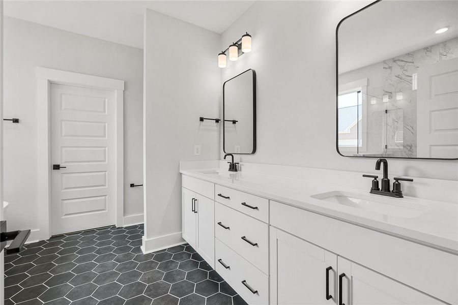 image is of a different house, same floor plan.  I