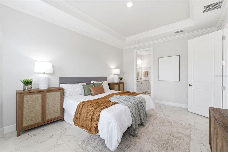 Furnished interior view inside a new home in , Wesley Chapel (Image 18).