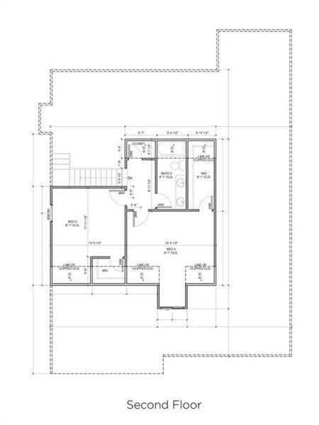 2D floor plan layout of this home in , Bremen, GA (Image 3).