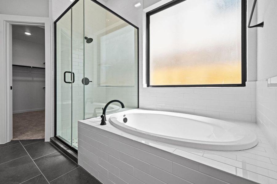 Enjoy your relaxing main bathroom after a long day. Enjoy your relaxing main bathroom after a long day.