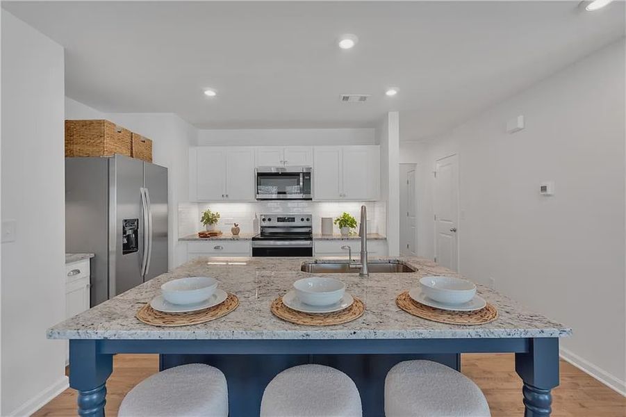 Furnished interior view inside a new home in Village Green, Adairsville (Image 10).