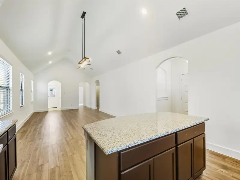 Furnished interior view inside a new home in Pecan Creek Crossing, Valley View (Image 7). Furnished interior view inside a new home in Pecan Creek Crossing, Valley View (Image 7).