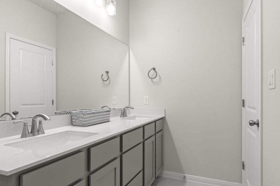 Furnished interior view inside a new home in Blanco Vista, San Marcos (Image 27).