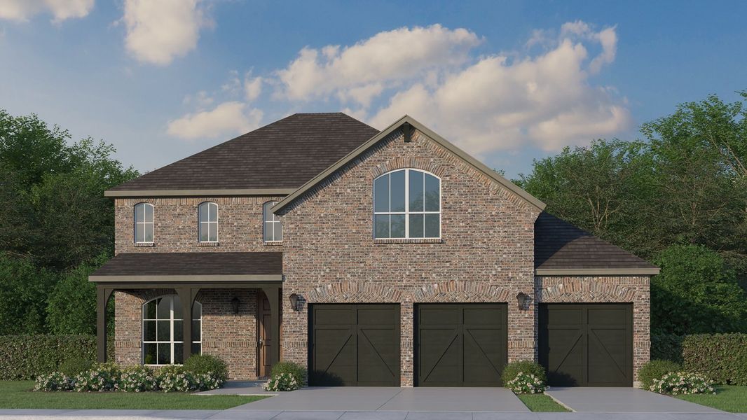 Plan 1542 Elevation A 3 Car Garage Plan 1542 Elevation A 3 Car Garage