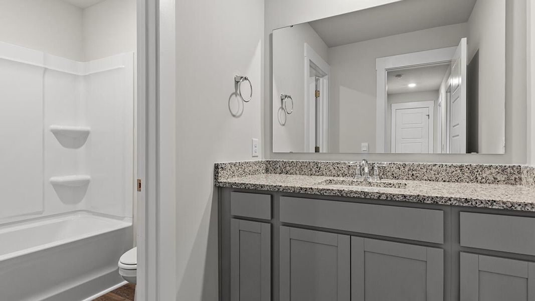Furnished interior view inside a new home in Cedar Hill Landing, Navassa (Image 15).