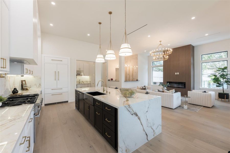 Furnished interior view inside a new home in , Houston (Image 35).